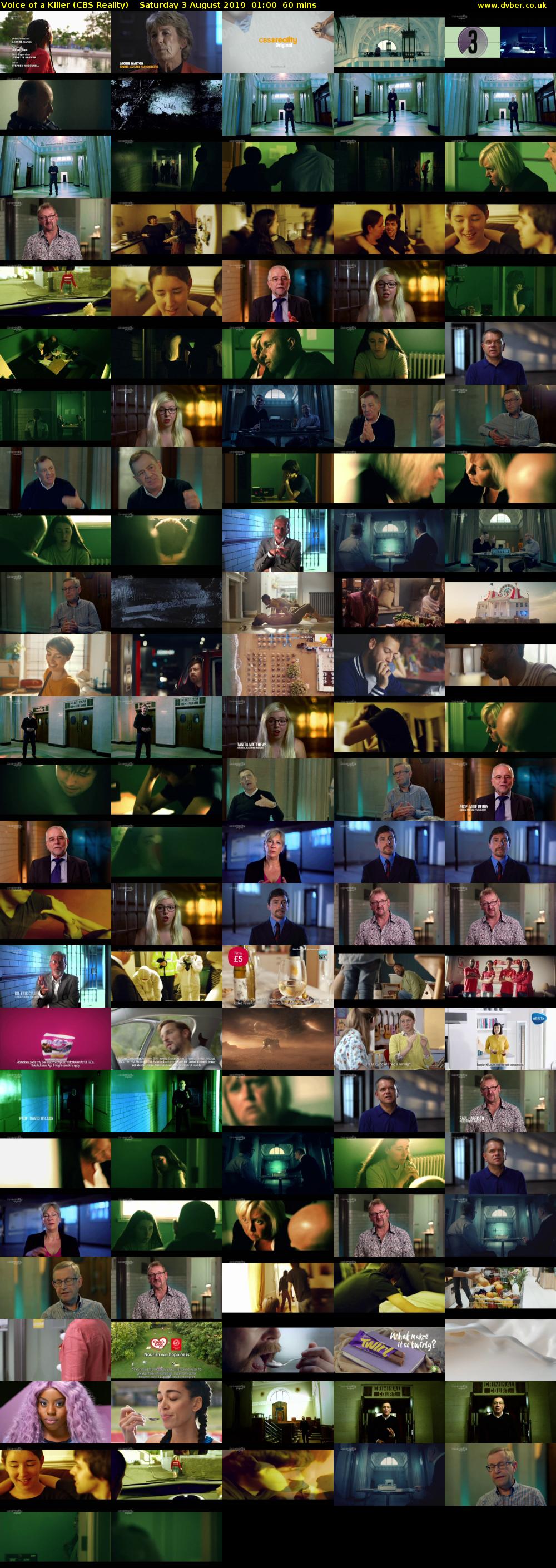 Voice of a Killer (CBS Reality) Saturday 3 August 2019 01:00 - 02:00
