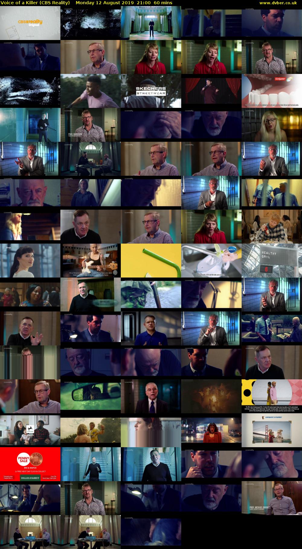 Voice of a Killer (CBS Reality) Monday 12 August 2019 21:00 - 22:00