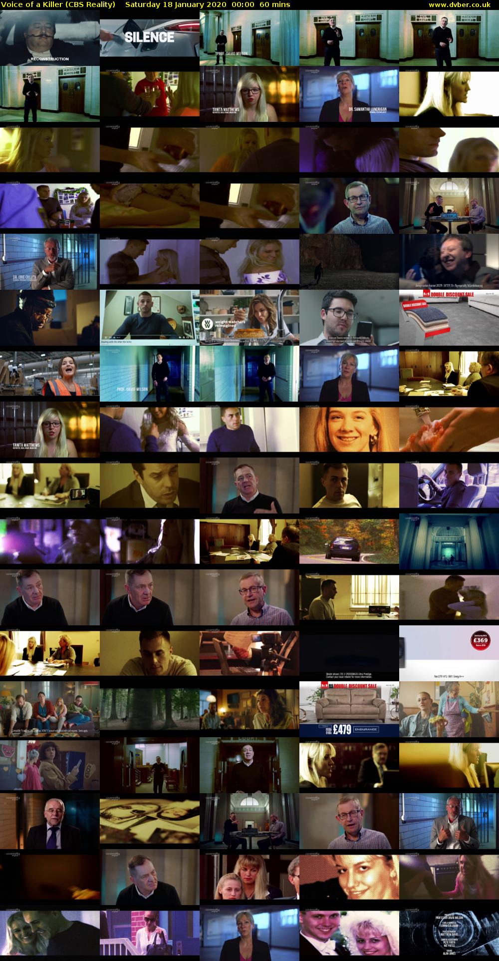 Voice of a Killer (CBS Reality) Saturday 18 January 2020 00:00 - 01:00