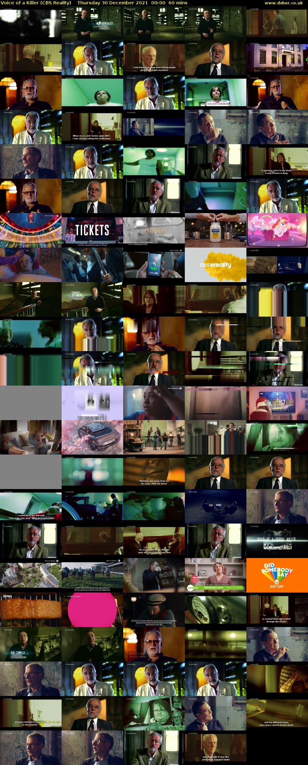 Voice of a Killer (CBS Reality) Thursday 30 December 2021 00:00 - 01:00