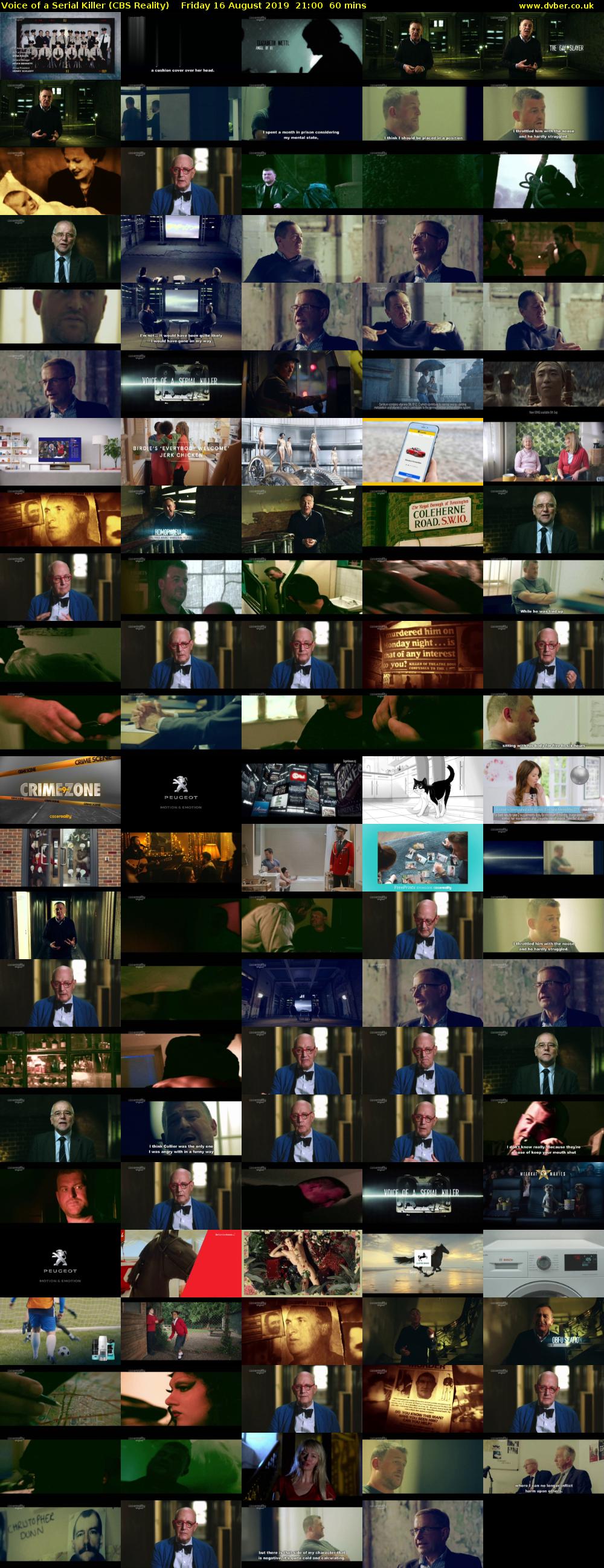 Voice of a Serial Killer (CBS Reality) Friday 16 August 2019 21:00 - 22:00