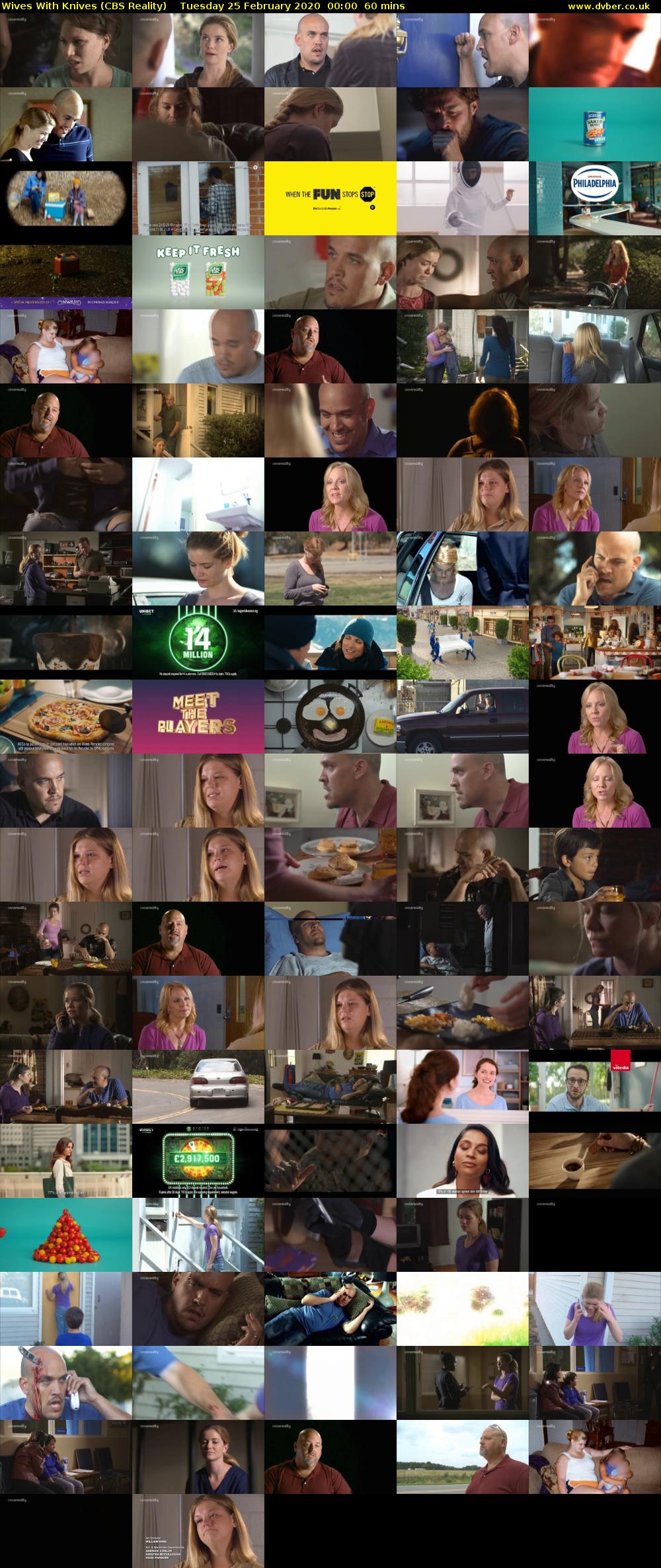 Wives With Knives (CBS Reality) Tuesday 25 February 2020 00:00 - 01:00