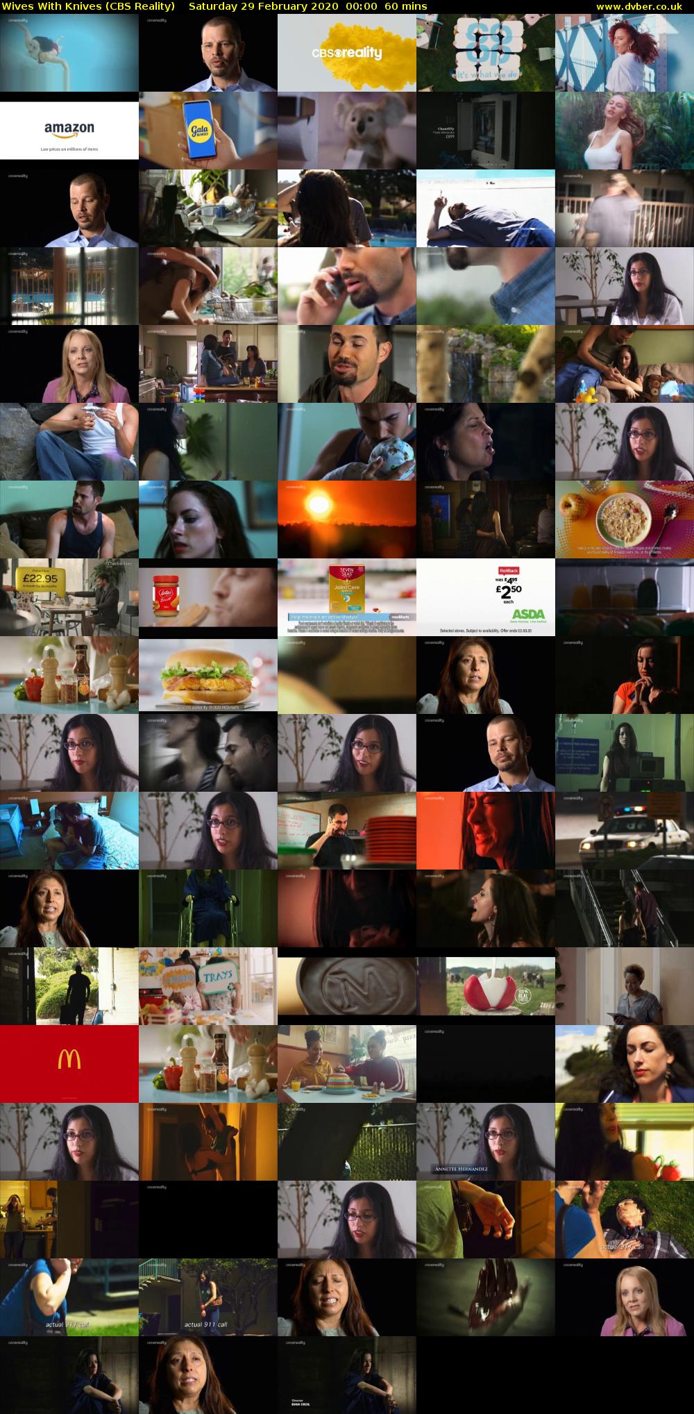 Wives With Knives (CBS Reality) Saturday 29 February 2020 00:00 - 01:00