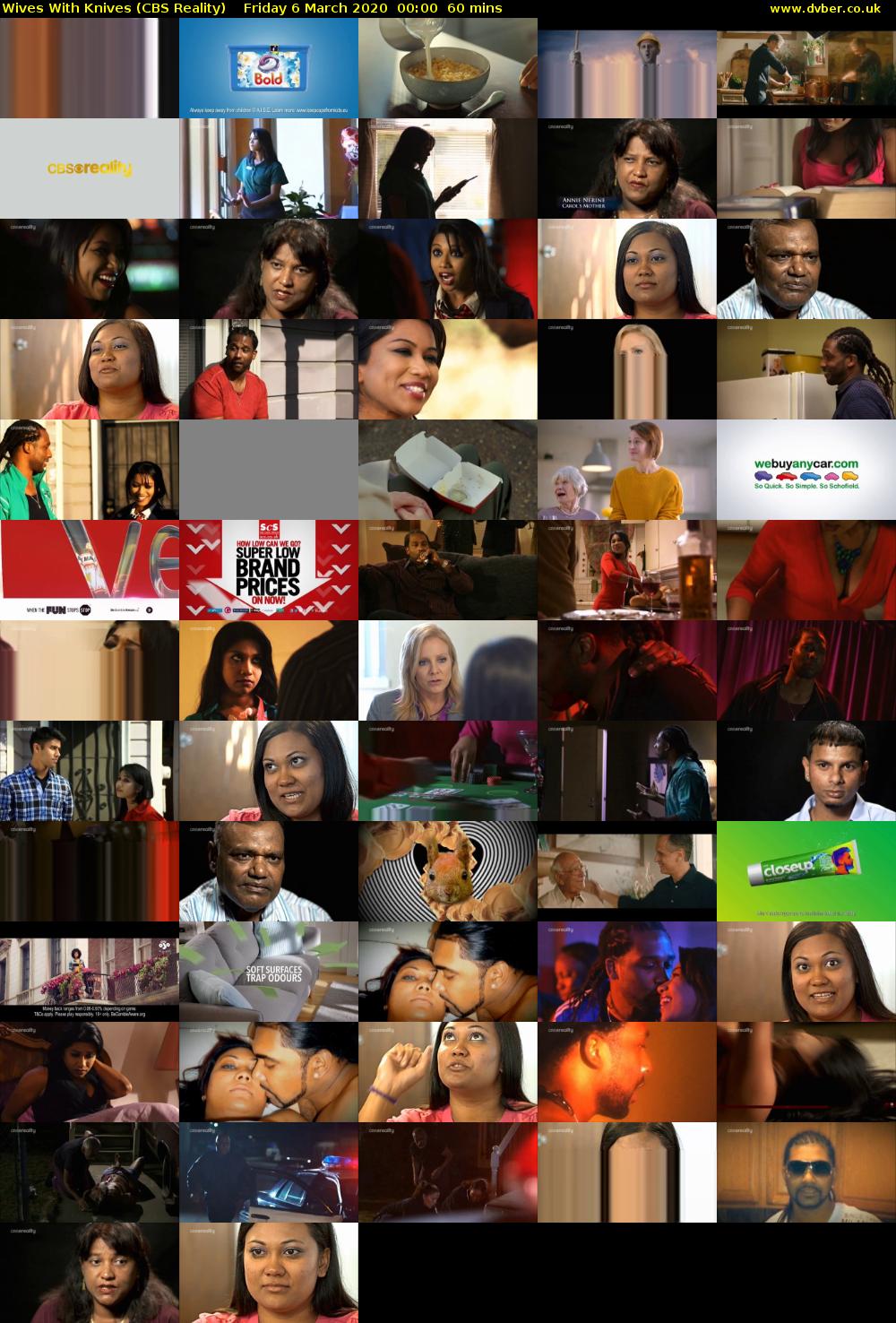 Wives With Knives (CBS Reality) Friday 6 March 2020 00:00 - 01:00