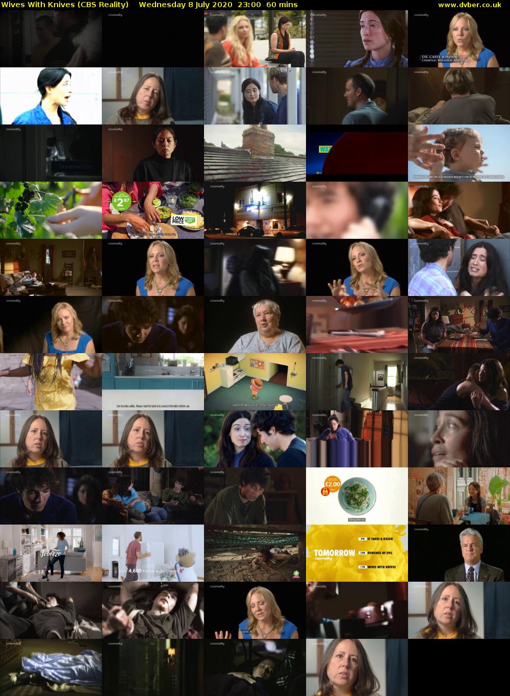 Wives With Knives (CBS Reality) Wednesday 8 July 2020 23:00 - 00:00