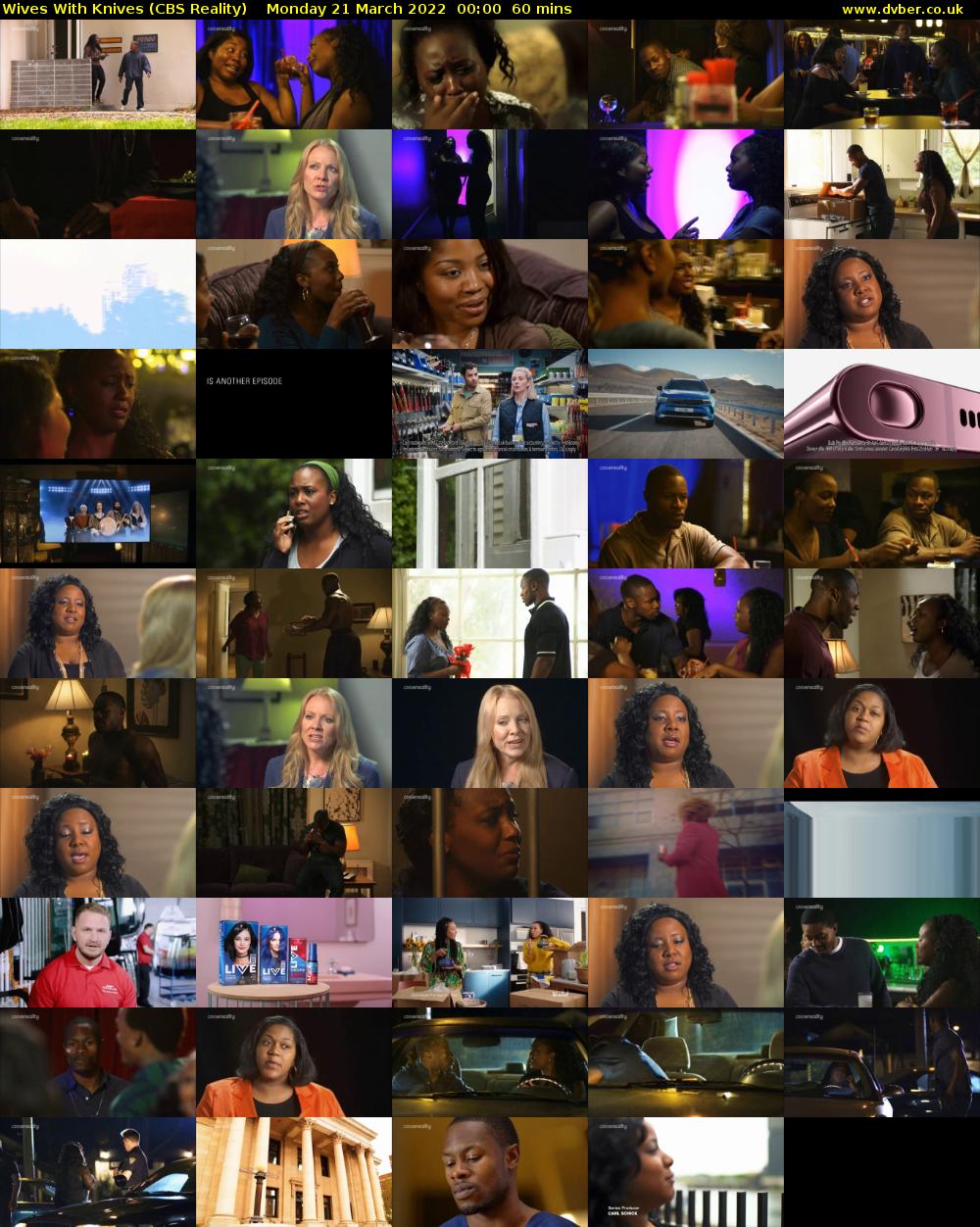 Wives With Knives (CBS Reality) Monday 21 March 2022 00:00 - 01:00