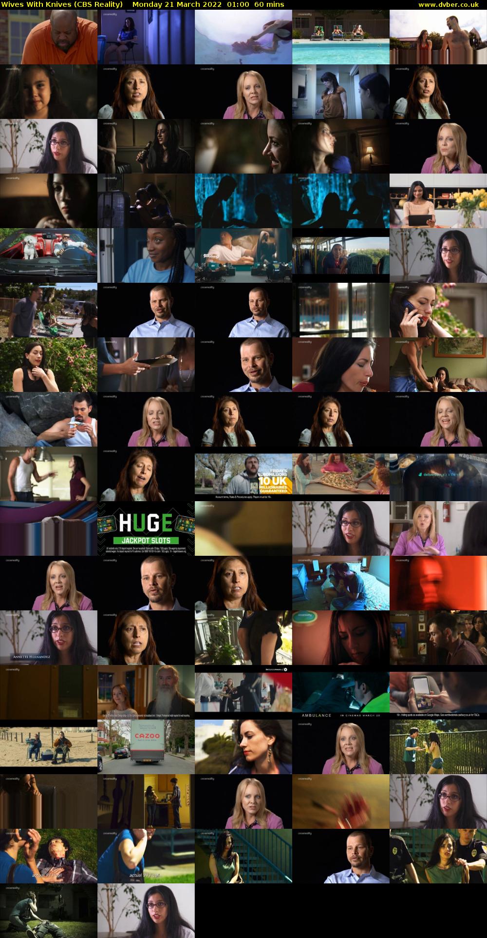 Wives With Knives (CBS Reality) Monday 21 March 2022 01:00 - 02:00