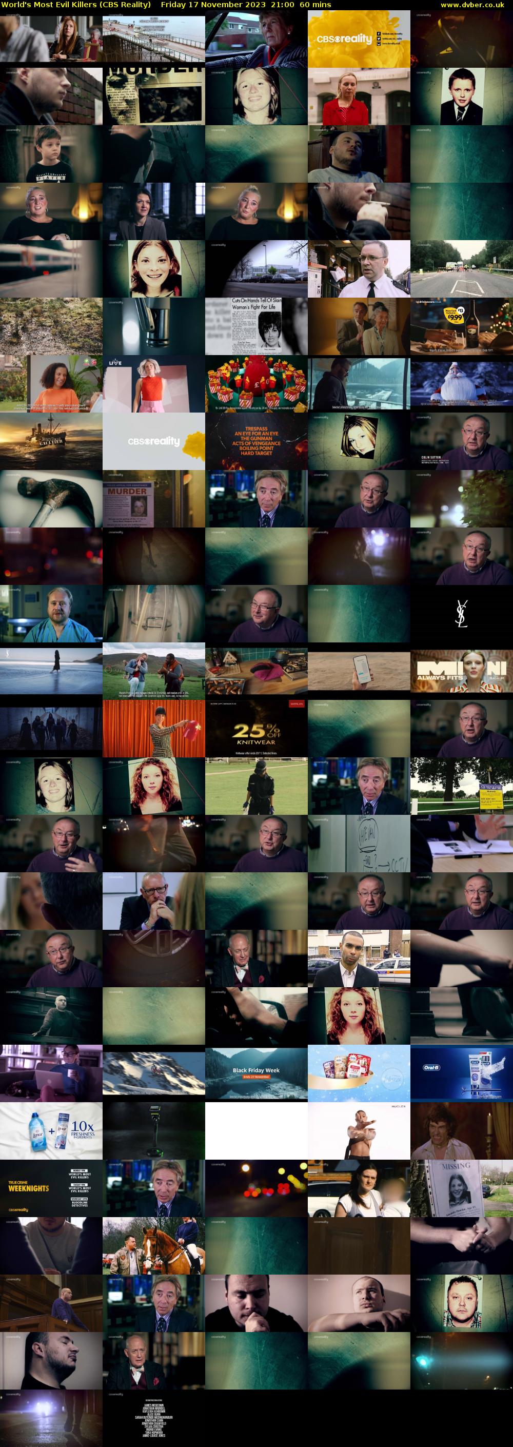 World's Most Evil Killers (CBS Reality) Friday 17 November 2023 21:00 - 22:00