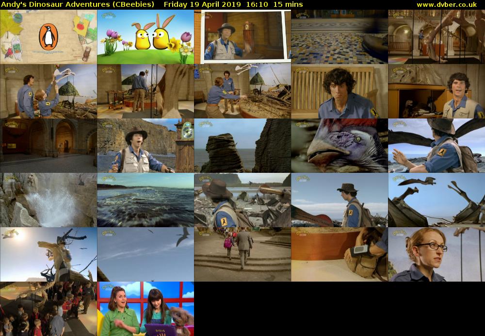 Andy's Dinosaur Adventures (CBeebies) Friday 19 April 2019 16:10 - 16:25