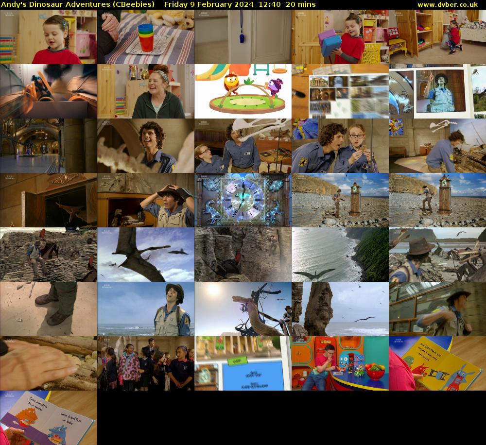 Andy's Dinosaur Adventures (CBeebies) Friday 9 February 2024 12:40 - 13:00