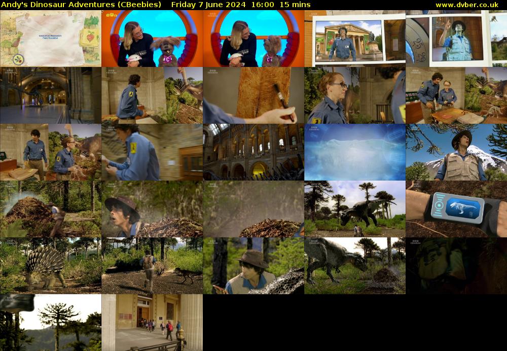 Andy's Dinosaur Adventures (CBeebies) Friday 7 June 2024 16:00 - 16:15
