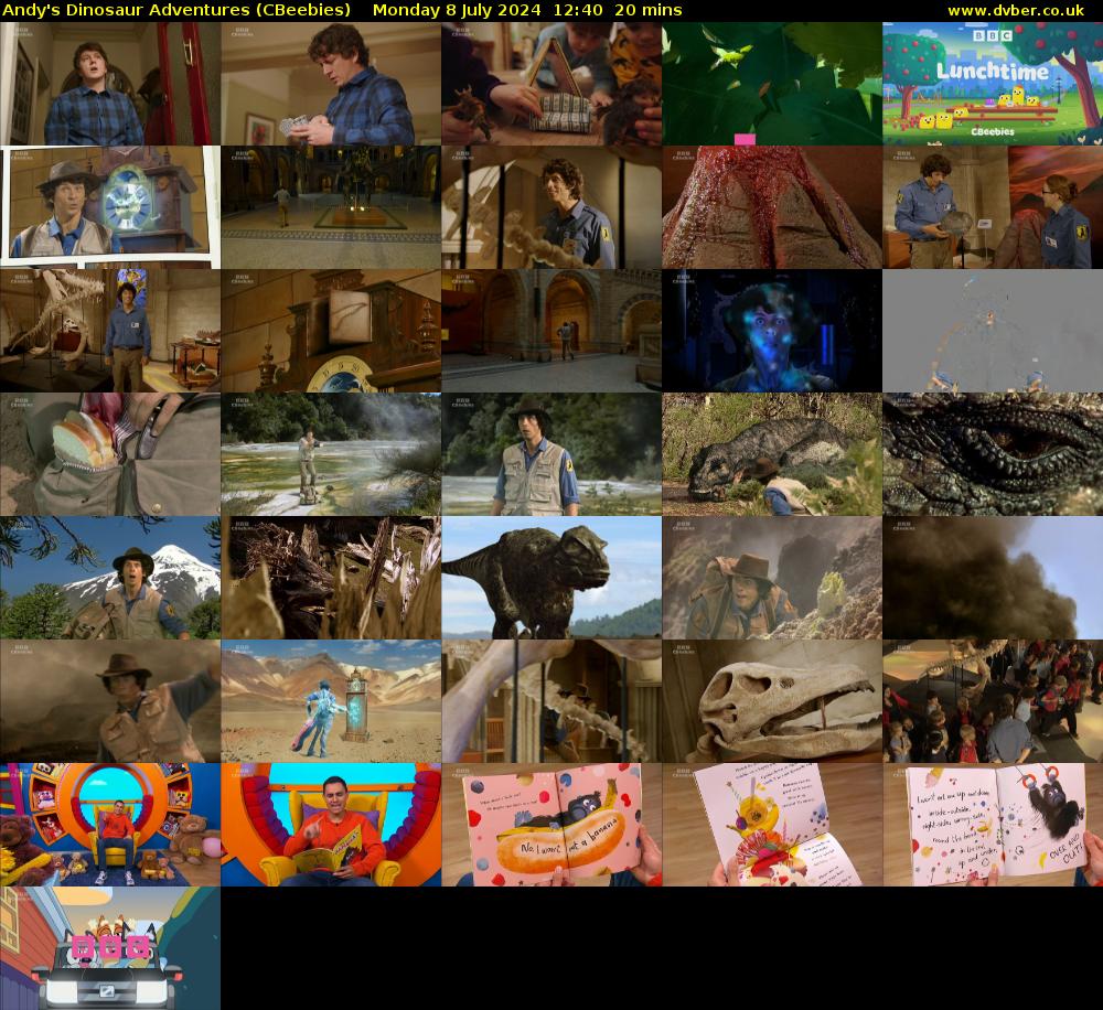 Andy's Dinosaur Adventures (CBeebies) Monday 8 July 2024 12:40 - 13:00