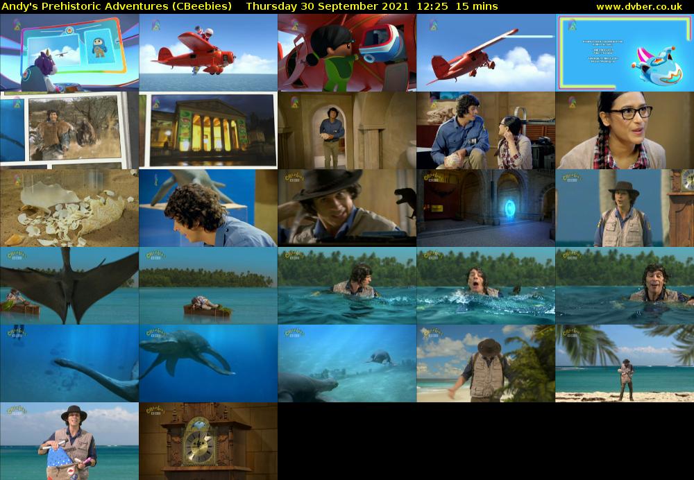 Andy's Prehistoric Adventures (CBeebies) Thursday 30 September 2021 12:25 - 12:40