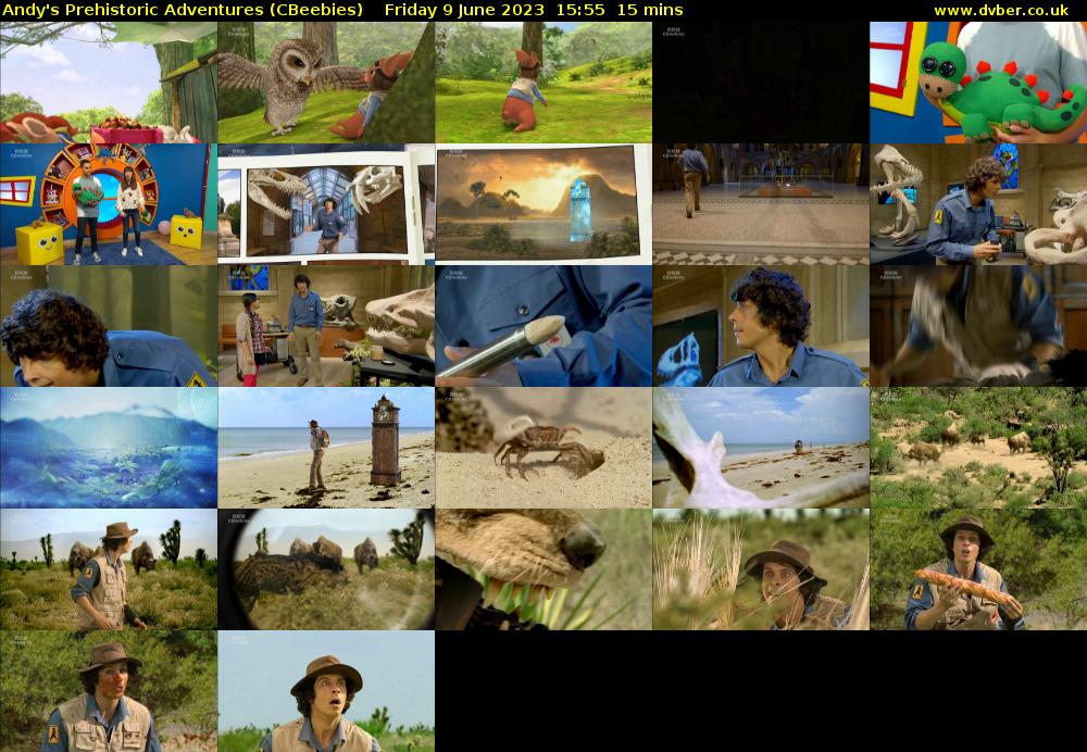 Andy's Prehistoric Adventures (CBeebies) Friday 9 June 2023 15:55 - 16:10