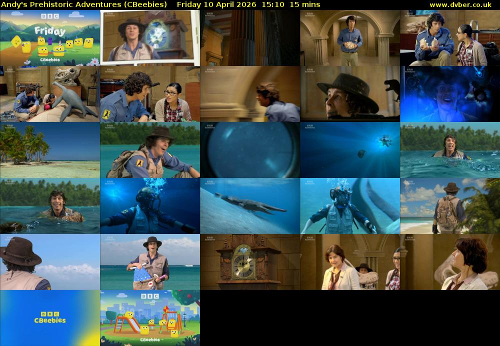 Andy's Prehistoric Adventures (CBeebies) Friday 10 April 2026 15:10 - 15:25