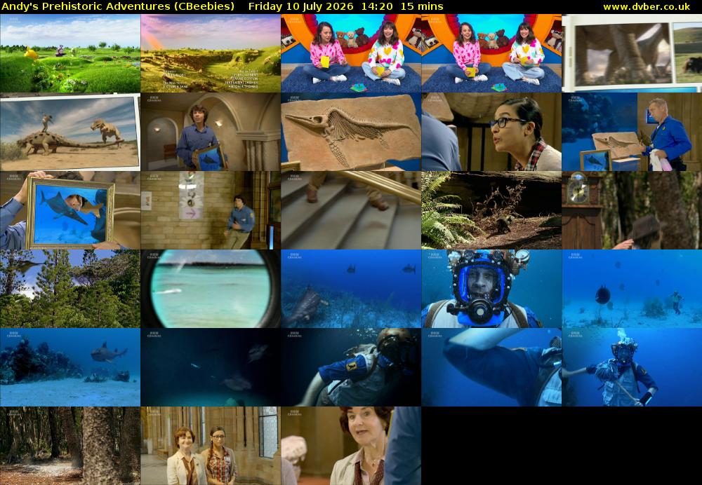 Andy's Prehistoric Adventures (CBeebies) Friday 10 July 2026 14:20 - 14:35