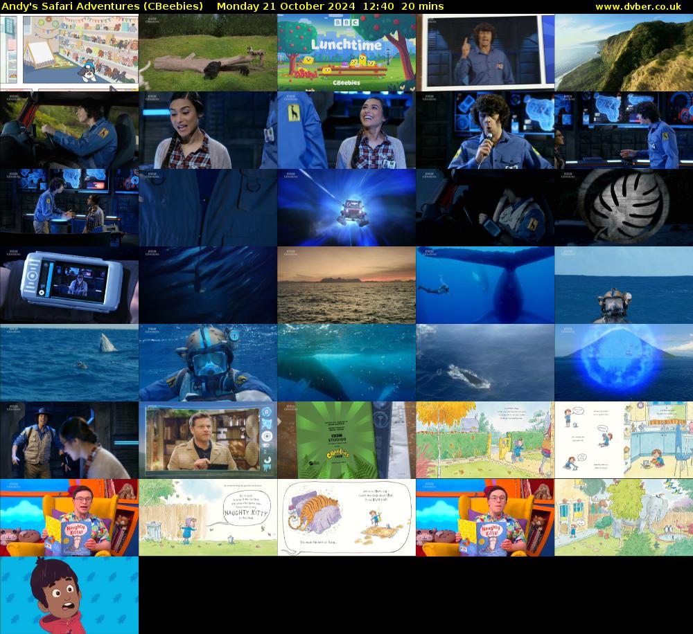 Andy's Safari Adventures (CBeebies) Monday 21 October 2024 12:40 - 13:00