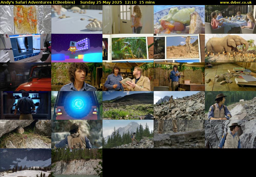 Andy's Safari Adventures (CBeebies) Sunday 25 May 2025 12:10 - 12:25
