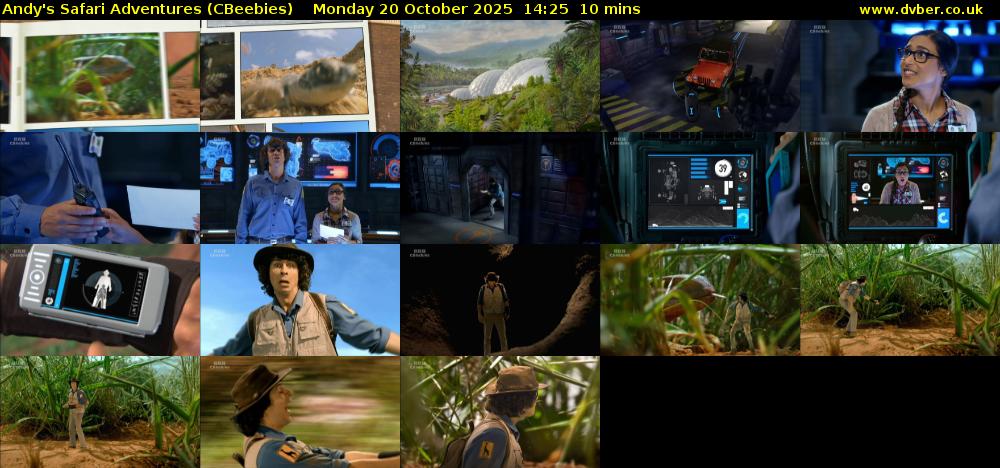 Andy's Safari Adventures (CBeebies) Monday 20 October 2025 14:25 - 14:35
