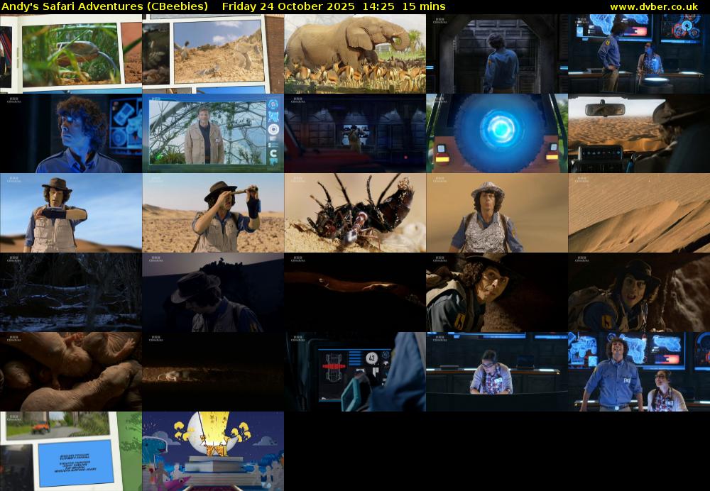 Andy's Safari Adventures (CBeebies) Friday 24 October 2025 14:25 - 14:40