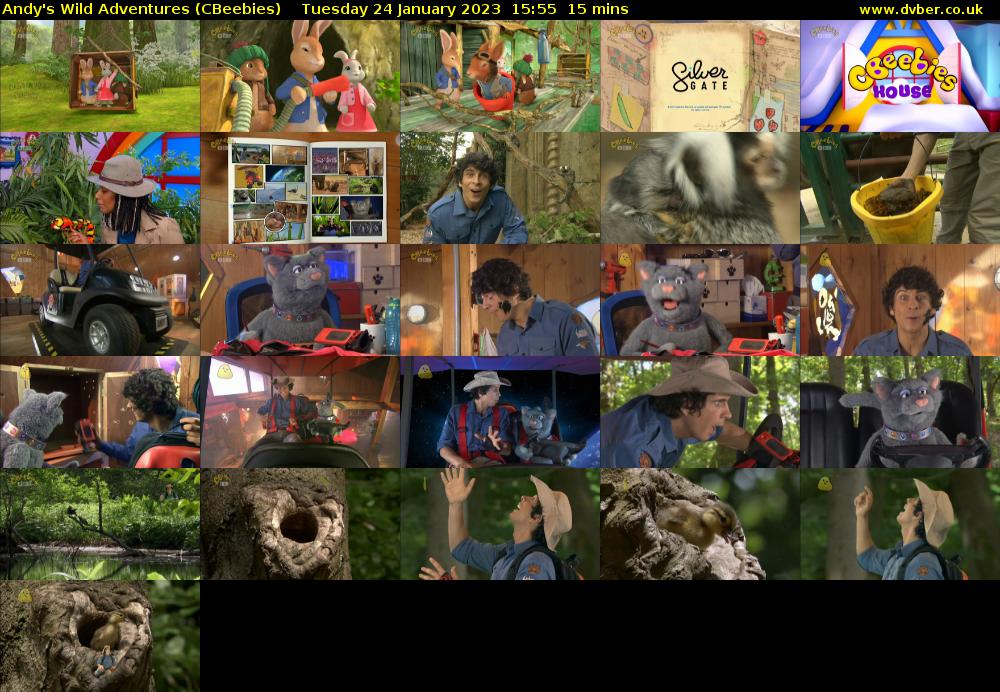 Andy's Wild Adventures (CBeebies) Tuesday 24 January 2023 15:55 - 16:10