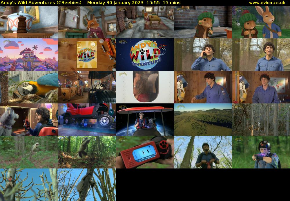 Andy's Wild Adventures (CBeebies) Monday 30 January 2023 15:55 - 16:10