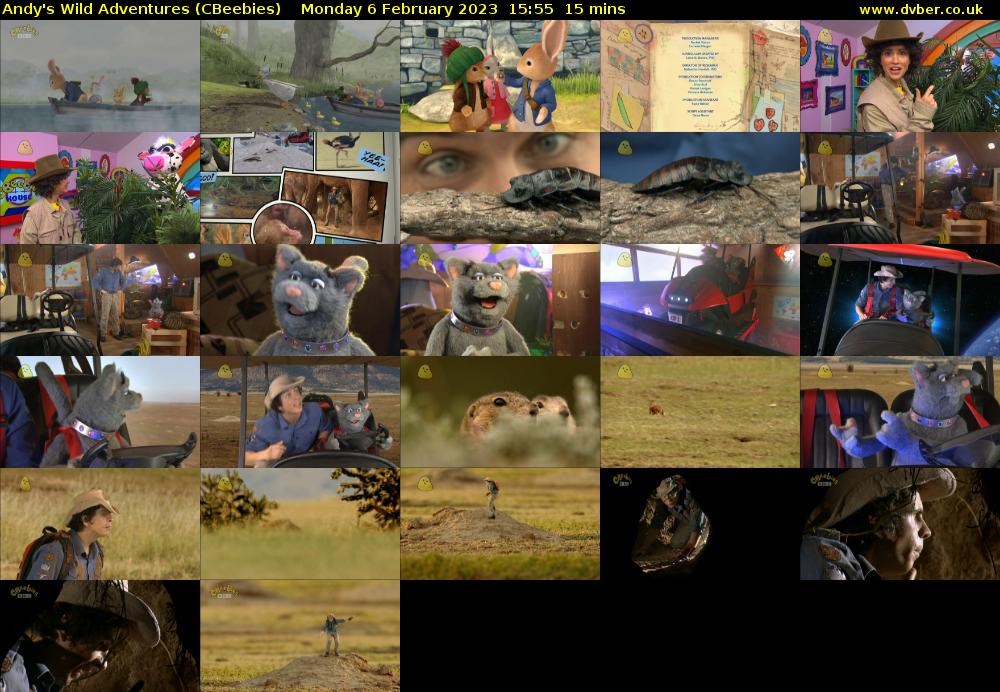 Andy's Wild Adventures (CBeebies) Monday 6 February 2023 15:55 - 16:10