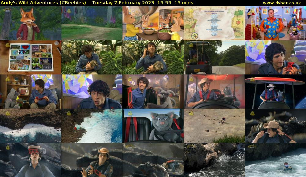 Andy's Wild Adventures (CBeebies) Tuesday 7 February 2023 15:55 - 16:10