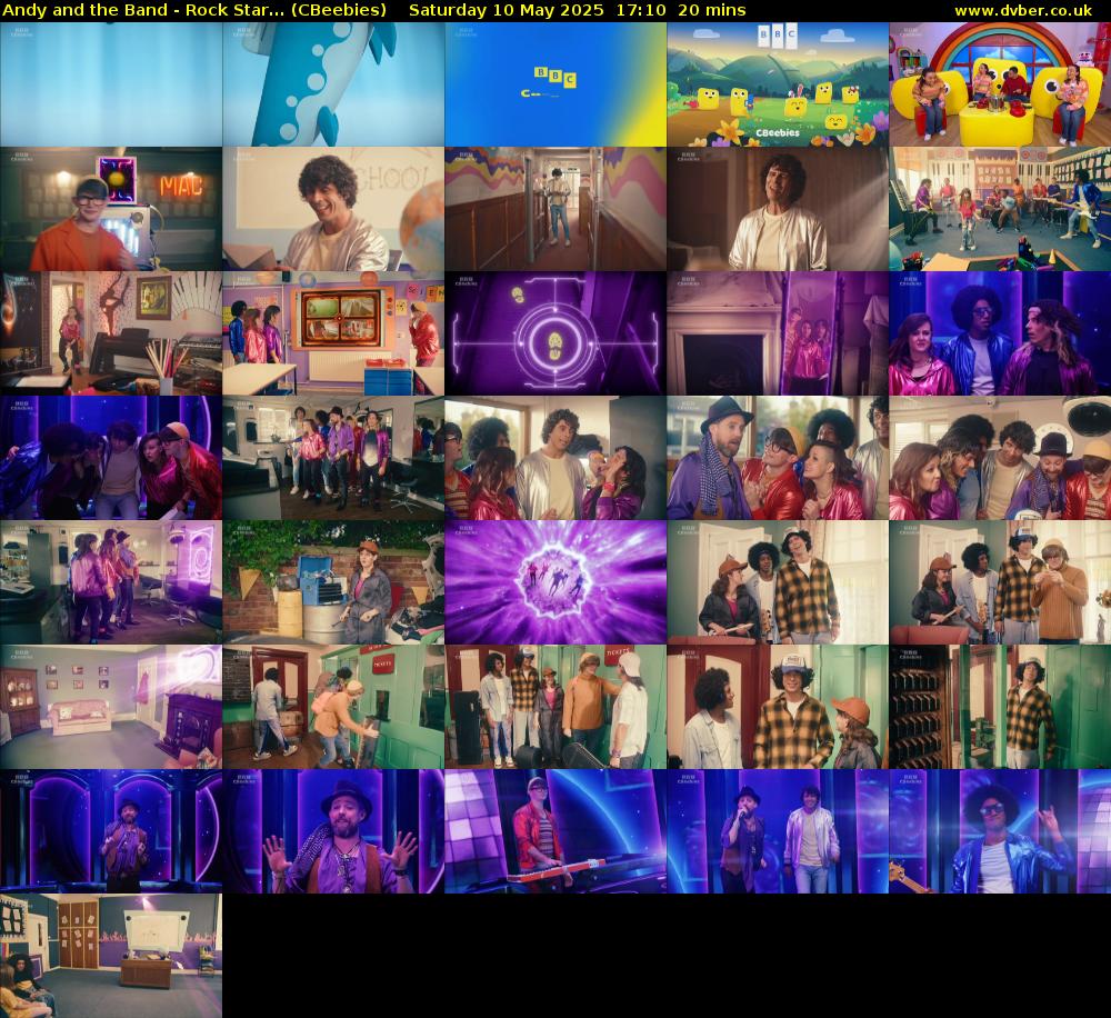 Andy and the Band - Rock Star... (CBeebies) Saturday 10 May 2025 17:10 - 17:30