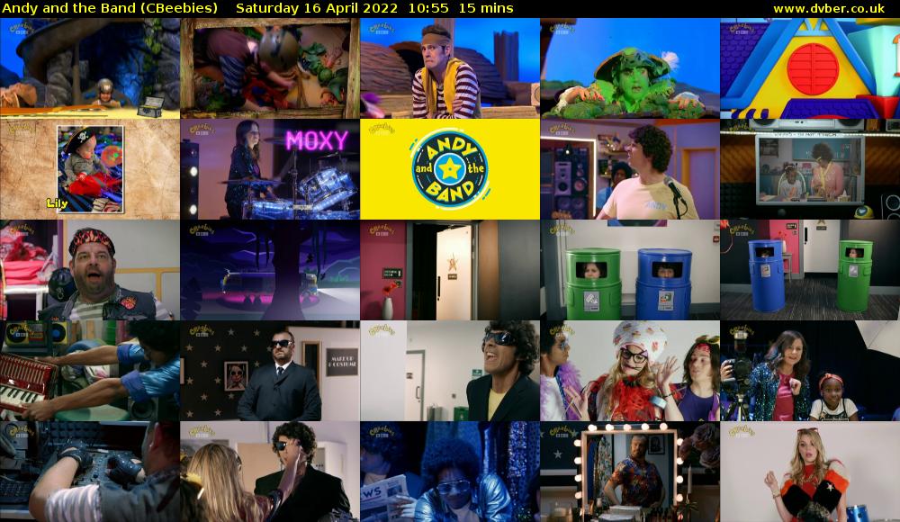 Andy and the Band (CBeebies) Saturday 16 April 2022 10:55 - 11:10