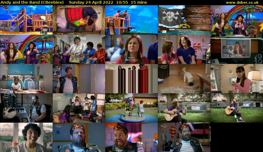 Andy and the Band (CBeebies) Sunday 24 April 2022 10:55 - 11:10