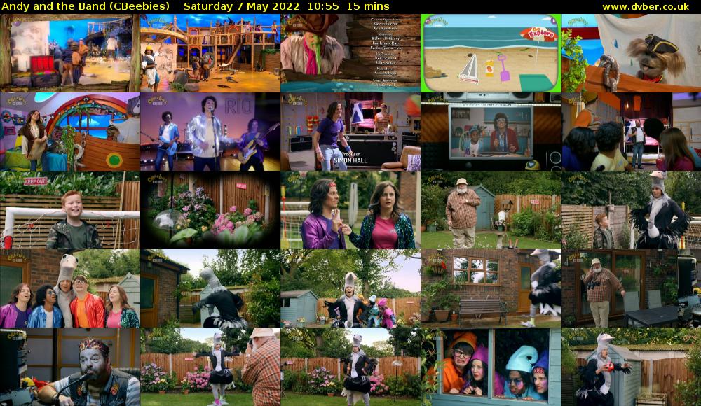 Andy and the Band (CBeebies) Saturday 7 May 2022 10:55 - 11:10