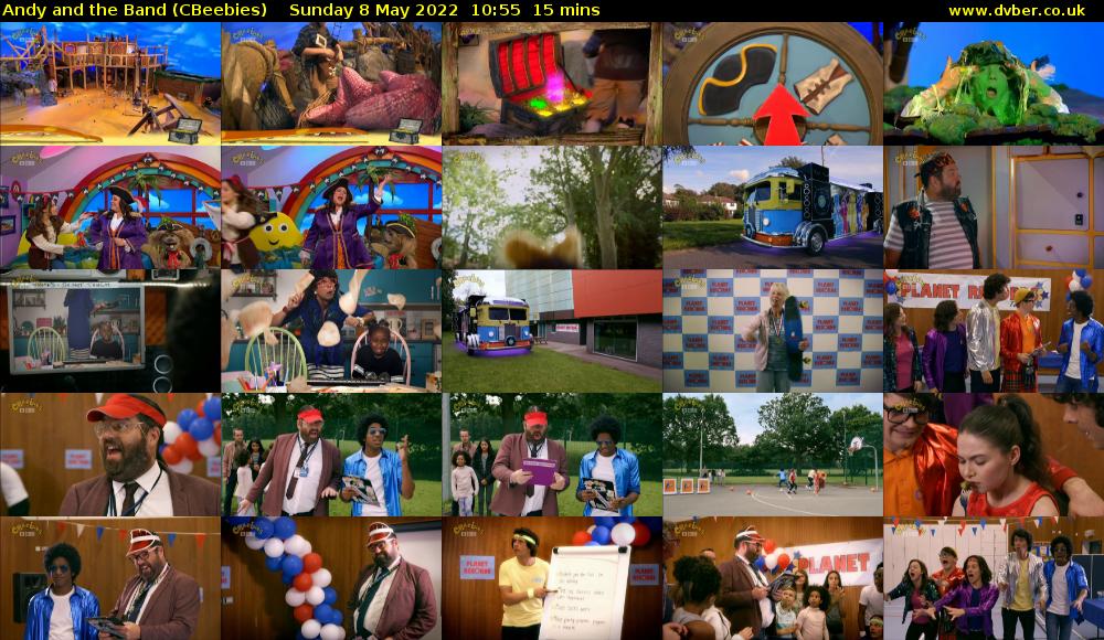 Andy and the Band (CBeebies) Sunday 8 May 2022 10:55 - 11:10