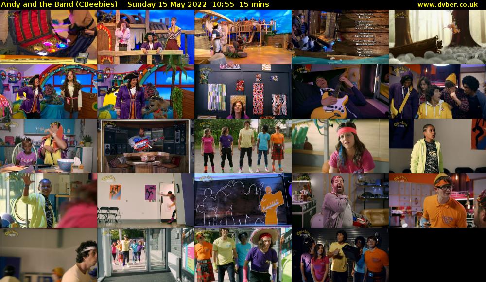 Andy and the Band (CBeebies) Sunday 15 May 2022 10:55 - 11:10