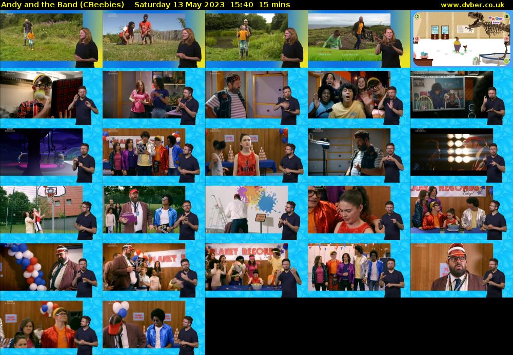 Andy and the Band (CBeebies) Saturday 13 May 2023 15:40 - 15:55