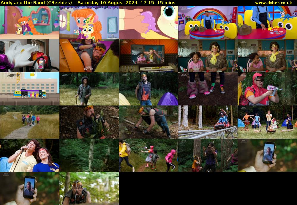 Andy and the Band (CBeebies) Saturday 10 August 2024 17:15 - 17:30