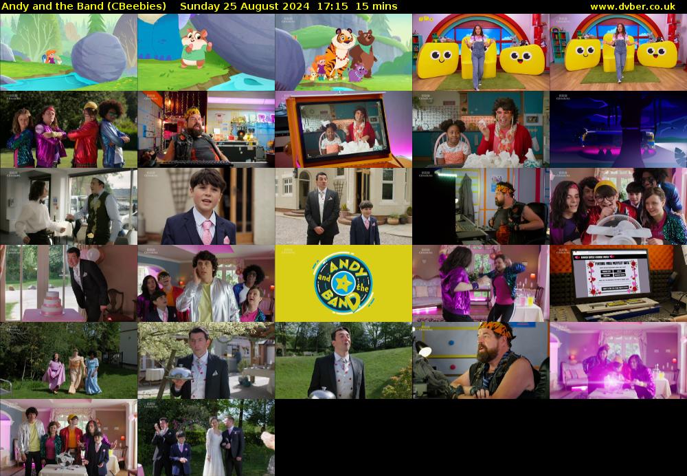 Andy and the Band (CBeebies) Sunday 25 August 2024 17:15 - 17:30