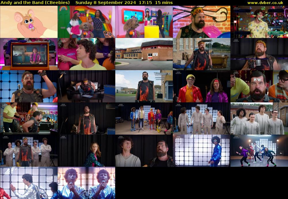 Andy and the Band (CBeebies) Sunday 8 September 2024 17:15 - 17:30
