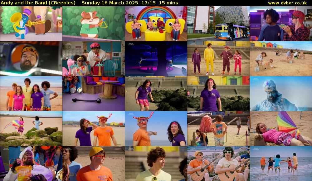 Andy and the Band (CBeebies) Sunday 16 March 2025 17:15 - 17:30