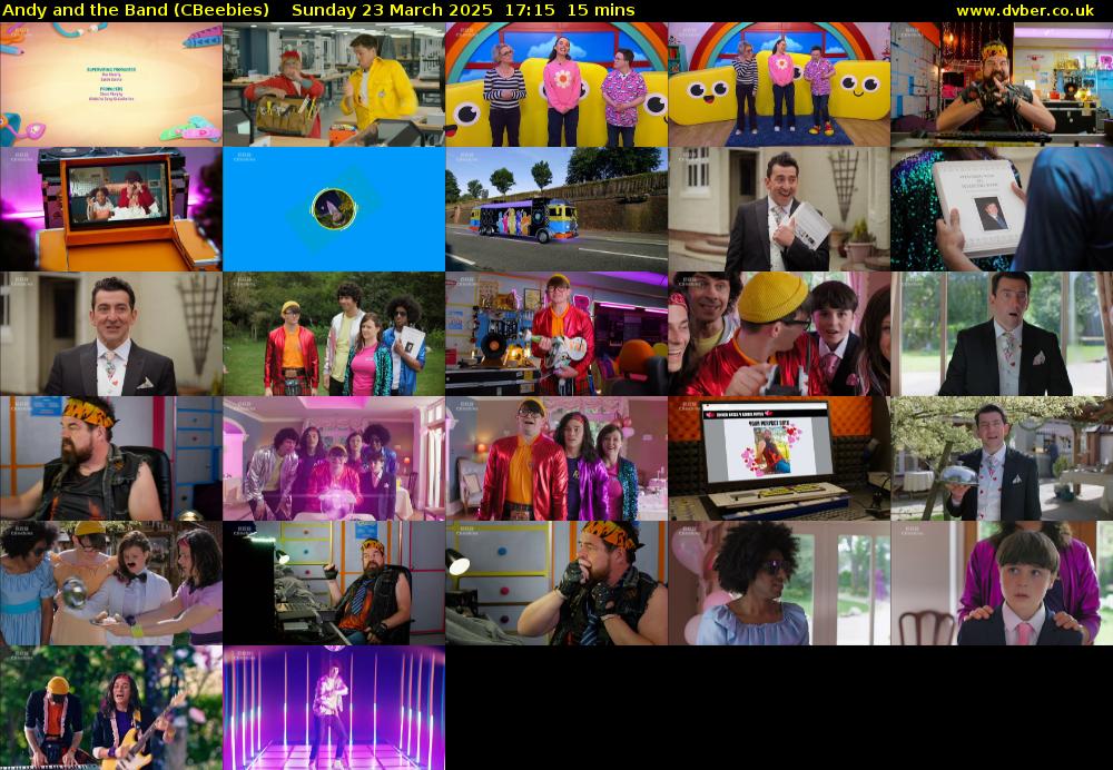 Andy and the Band (CBeebies) Sunday 23 March 2025 17:15 - 17:30