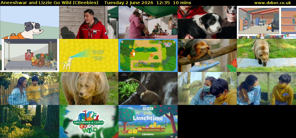 Aneeshwar and Lizzie Go Wild (CBeebies) Tuesday 2 June 2026 12:35 - 12:45