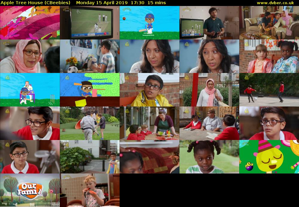 Apple Tree House (CBeebies) Monday 15 April 2019 17:30 - 17:45