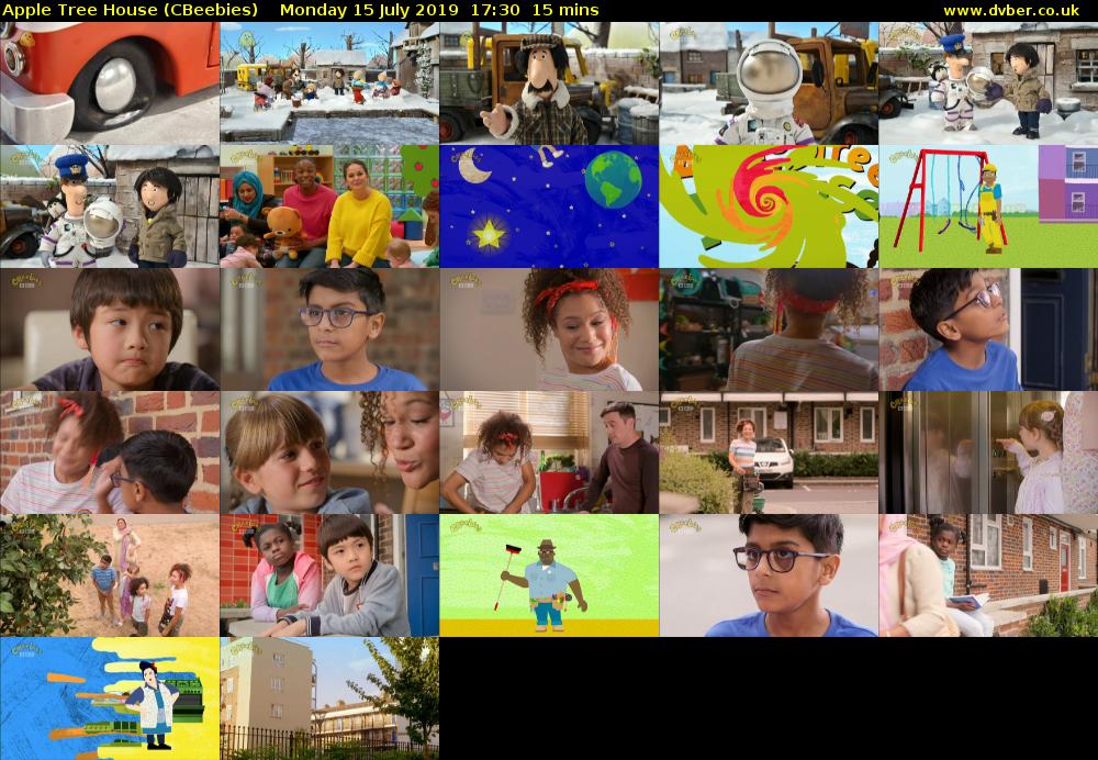 Apple Tree House (CBeebies) Monday 15 July 2019 17:30 - 17:45
