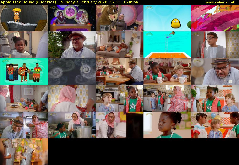 Apple Tree House (CBeebies) Sunday 2 February 2020 17:15 - 17:30