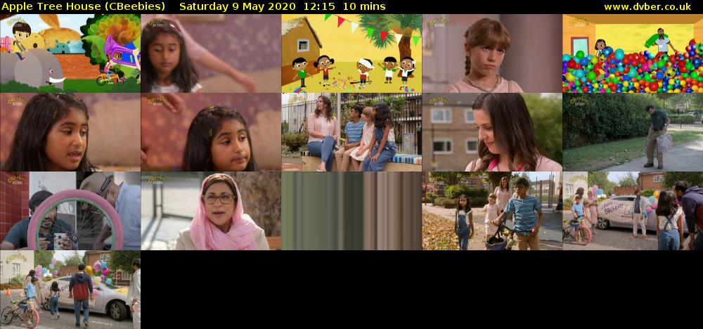 Apple Tree House (CBeebies) Saturday 9 May 2020 12:15 - 12:25