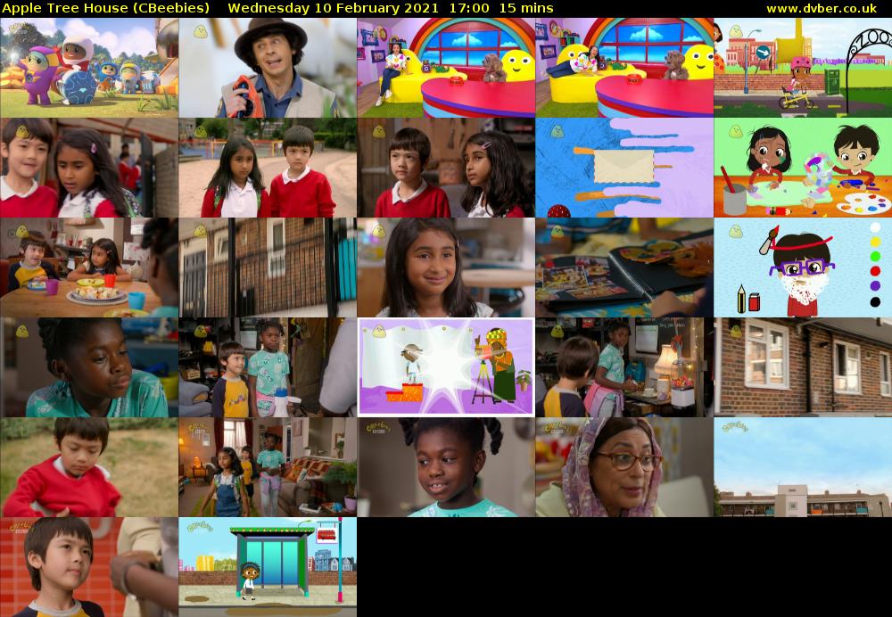 Apple Tree House (CBeebies) Wednesday 10 February 2021 17:00 - 17:15