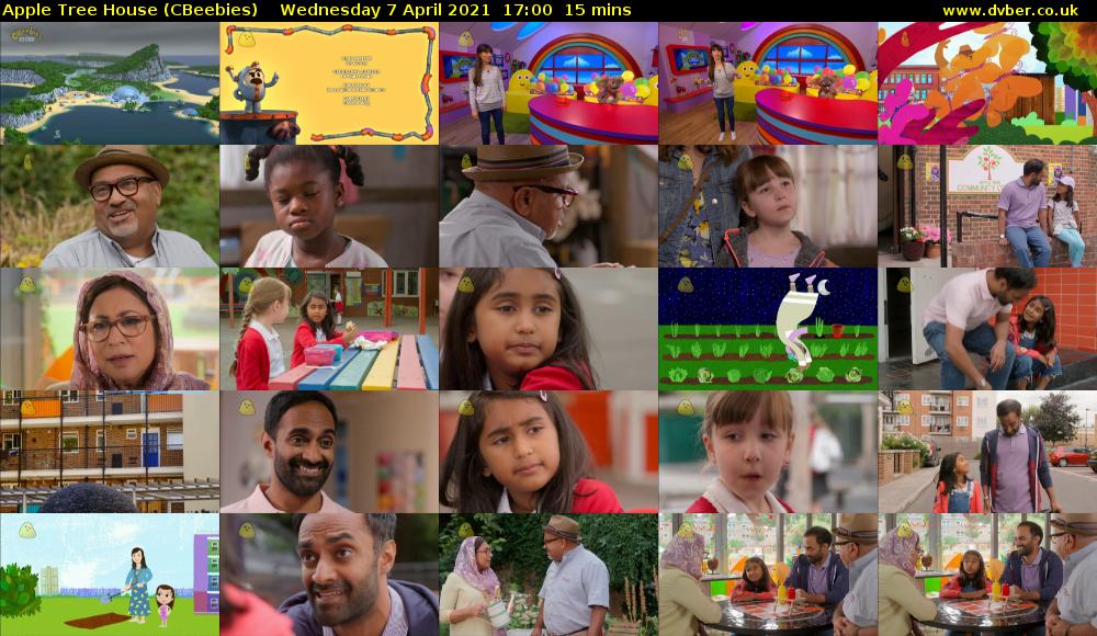 Apple Tree House (CBeebies) Wednesday 7 April 2021 17:00 - 17:15