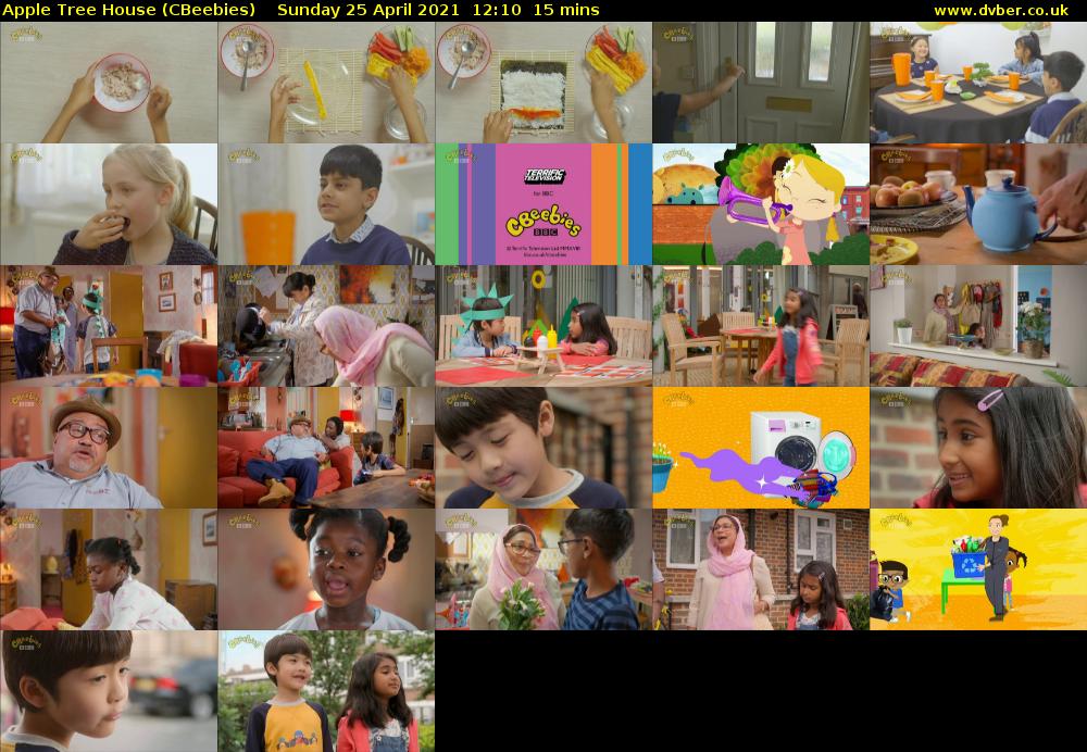 Apple Tree House (CBeebies) Sunday 25 April 2021 12:10 - 12:25