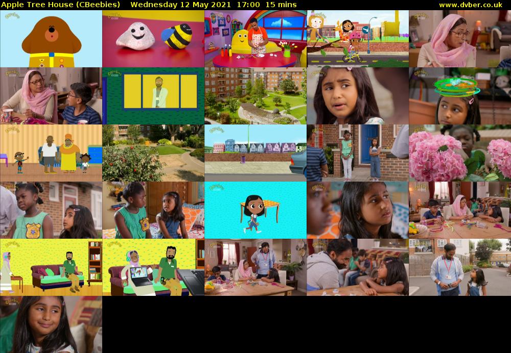 Apple Tree House (CBeebies) Wednesday 12 May 2021 17:00 - 17:15