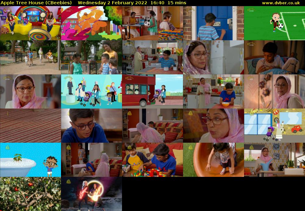 Apple Tree House (CBeebies) Wednesday 2 February 2022 16:40 - 16:55